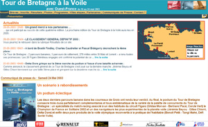 Le Tour de Bretagne à la Voile avec Ouest-France 2003