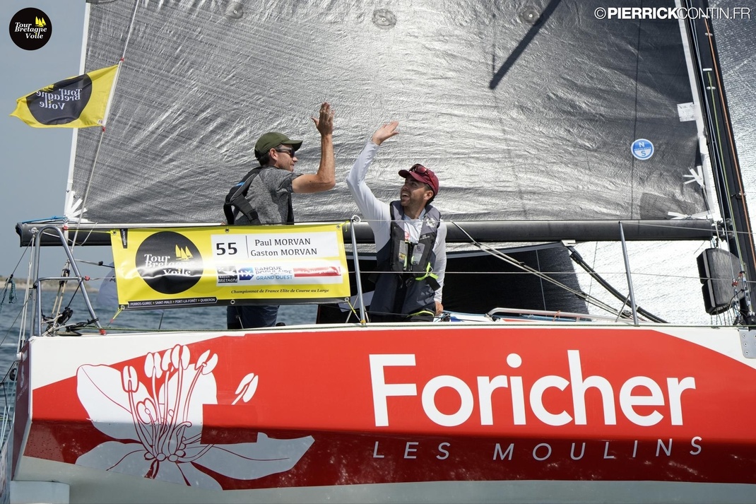 TOUR DE BRETAGNE A LA VOILE 2025 : Samedi 21 Juin Â© Pierrick Contin