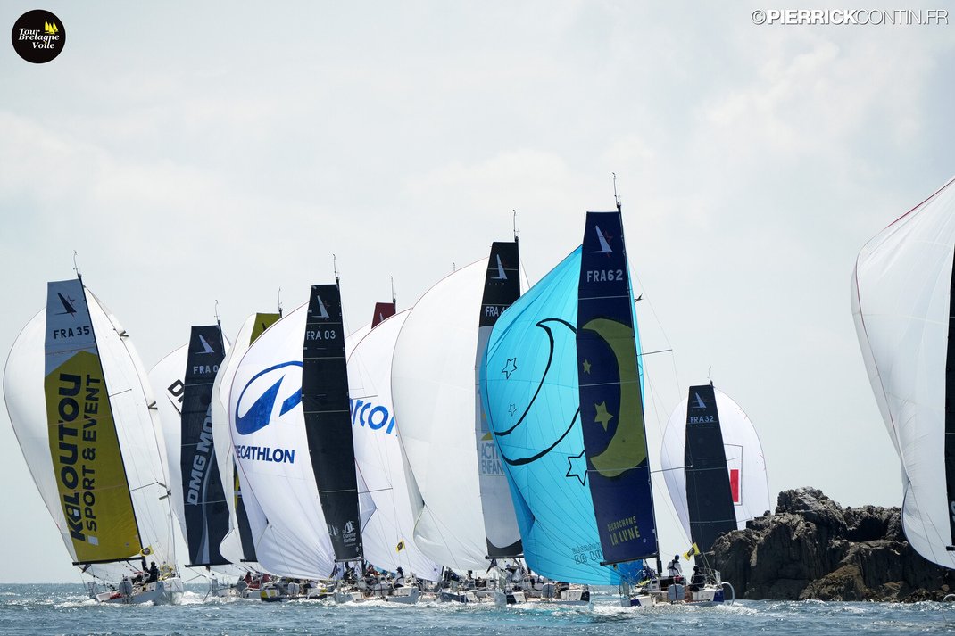 TOUR DE BRETAGNE A LA VOILE 2025 : Dimanche 15  Juin  Â© Pierrick Contin