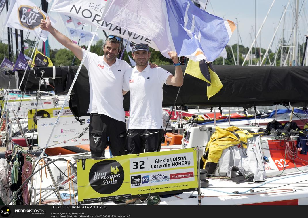 TOUR DE BRETAGNE A LA VOILE 2025 : Jeudi 19  Juin  Â© Pierrick Contin