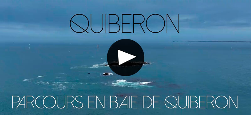 8 - Quiberon - Parcours en baie Â© ligue bretagne de voile